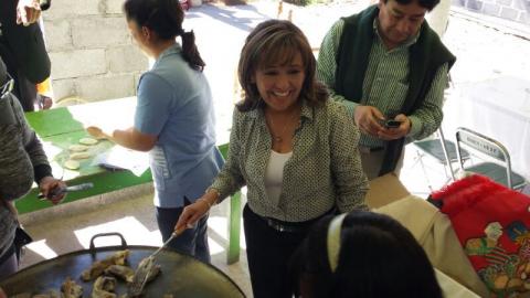 Realiza Lorena Cuéllar gira de trabajo por el municipio de Santa Cruz Tlaxcala imagen 1
