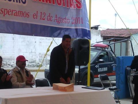 Aplicará Terrenate alrededor de 20 millones en obras