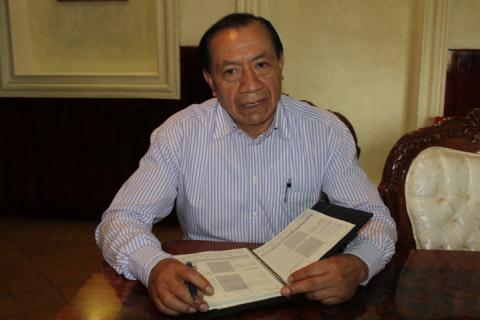 Regidor de la Comisión de Salud, Saúl Eusebio Decasa
