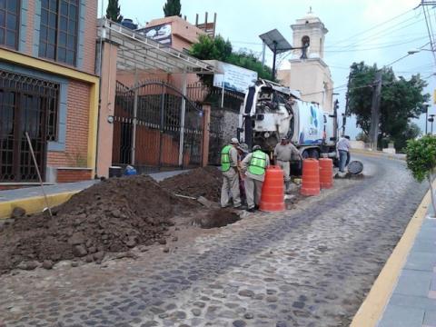 Rehabilitó CAPAM drenaje de Prolongación Morelos imagen 1