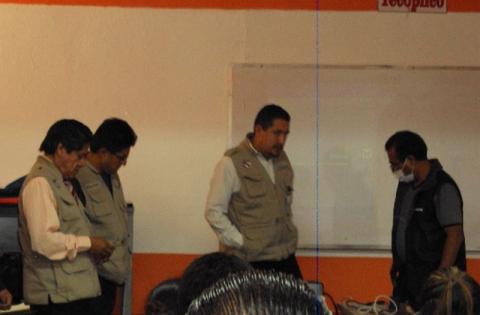 Platicas de prevención del delito en Tecopilco