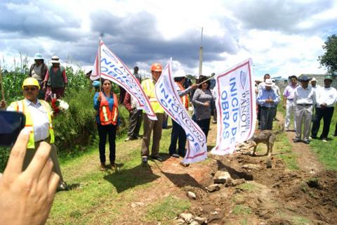 Invierte Panotla en obra pública cerca de 9 millones de pesos