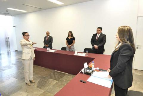 Rinde protesta Alejandra Cósetl ante los plenos del TSJE y CJE imagen 5