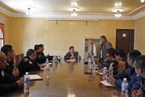 Preside Flavio Xochitiotzi reunión delegacional de seguridad pública en el municipio de Contla imagen 2