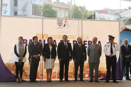 Edil de Apizaco encabeza conmemoración de la Batalla de Puebla imagen 1