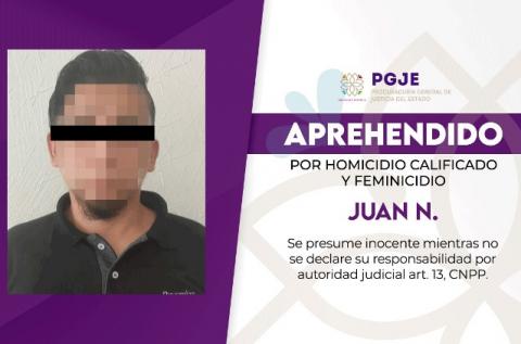 Capturan a segundo imputado en feminicidio registrado en 2019