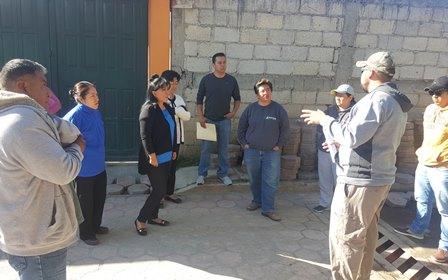 Supervisa alcaldesa de Tlaxcala obra en calle Álamos de Ocotlán imagen 1