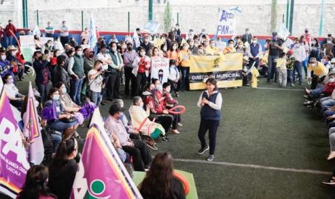 Reitera Anabel Ávalos que implementará programa de guarderías