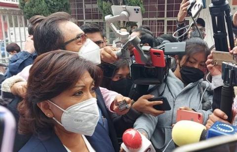 Anabell Ávalos respetará los resultados de la contienda electoral