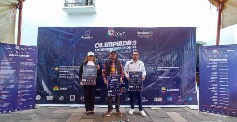 Ángelo Gutiérrez presenta Olimpiada Latinoamericana de Ciencia y Tecnología