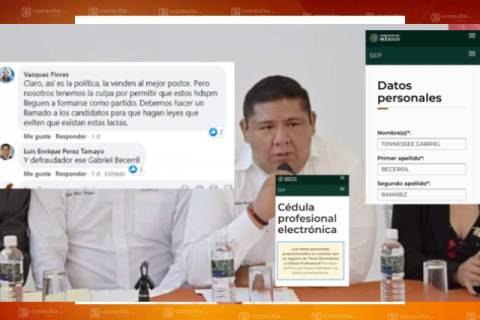 Becerril abogado sin cedula y señalado por fraude; dice representar a RSP