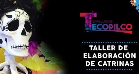 Inicia taller para elaboración de catrinas en San Lucas Tecopilco