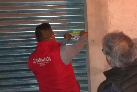 Suspenden comercios de Chiautempan por violar horario por pandemia