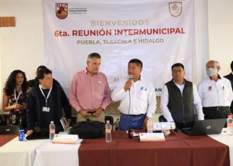 Chiautempan sede de la 6ta Reunión Intermunicipal de Puebla, Hidalgo y Tlaxcala