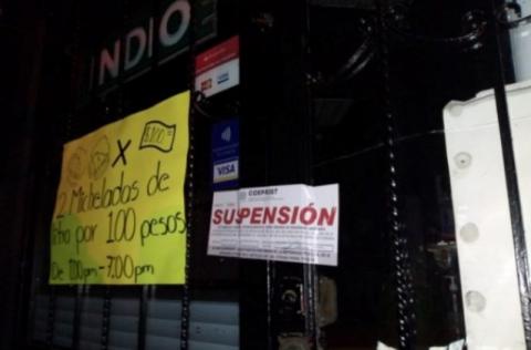 Autoridad suspende establecimientos que violaron medidas sanitarias