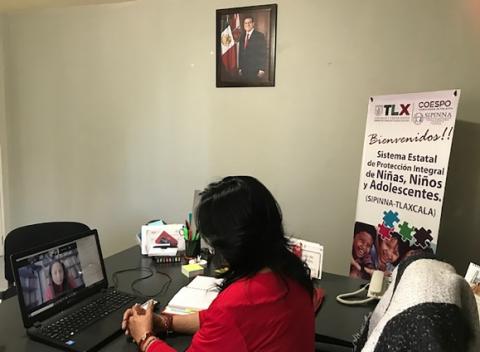 Participa Sipinna Tlaxcala en sesión para protección de derechos de niños y niñas