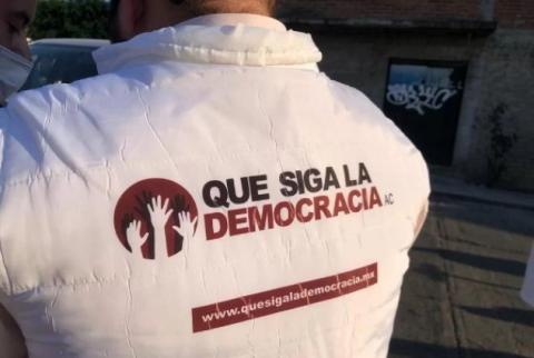 Trabaja la AC "Que siga la democracia en Tlaxcala" en promoción de la revocación de mandato imagen 1