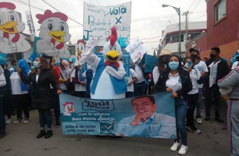 Raúl Juárez El Pollo ganaría la alcaldía de SMP, dicen pobladores