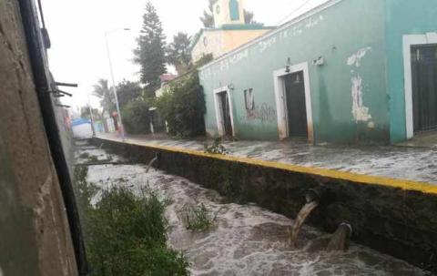 Granizada azota la capital del estado