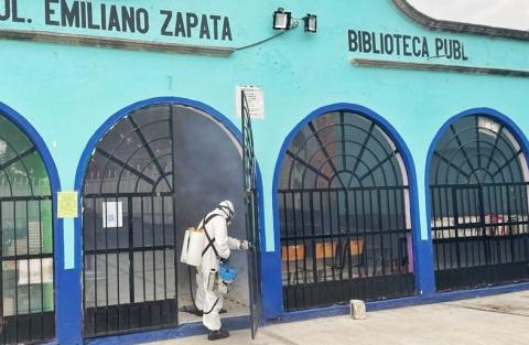 Inician Jornadas de Sanitización en comunidades de Huamantla