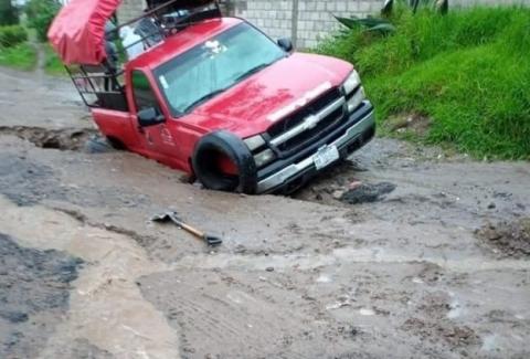 Tromba que azotó a Huamantla dejó daños materiales severos imagen 1