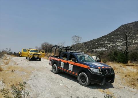 Se incendia el Cerro Blanco de los Reyes; PC de Totolac sofocó las llamas
