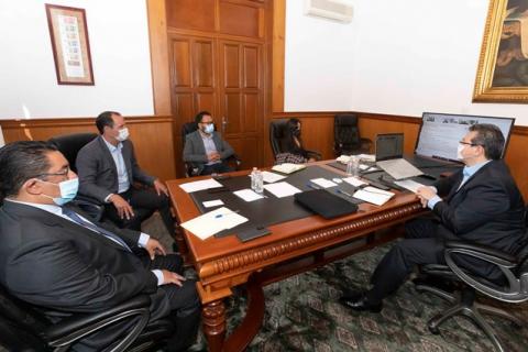 Mena, Conago y funcionarios revisan estrategia para distribuir vacuna contra Covid-19