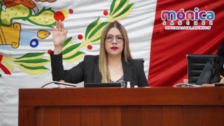 Diputada Mónica Sánchez está dando resultados a los tlaxcaltecas