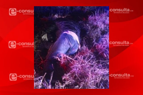 Aparece un motociclista muerto en el municipio de Zacatelco