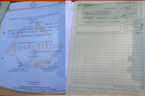 En Apetatitlán detectan pagos a hermana del ex alcalde de Totolac