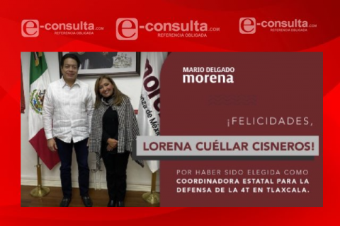 Lorena es la buena por MORENA en Tlaxcala