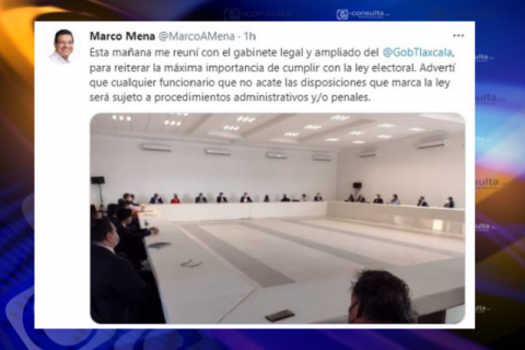 Gobernador Mena lanza advertencia a sus funcionarios para que respeten la ley