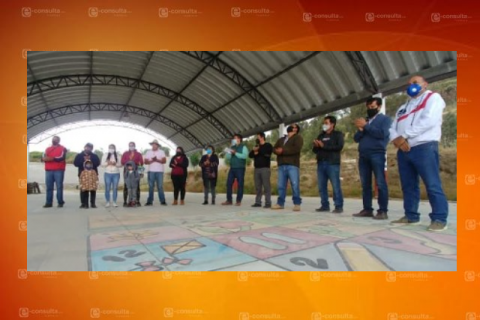 Oscar Murias entrega barda perimetral en Jardín de Niños Rafael Ramírez