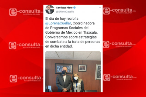 Santiago Nieto le tapa la boca a detractores de Lorena con una foto