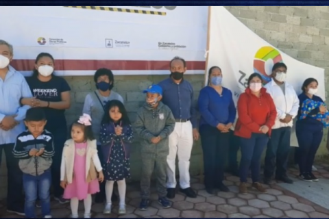 Tomás Orea entrega obra en calle Progreso del municipio de Zacatelco