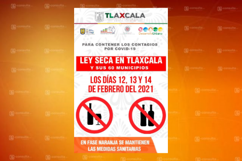 San Pablo del Monte se someterá a la Ley Seca para contener el Covid