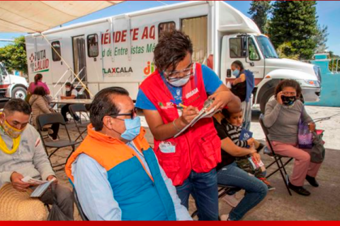 Ruta por tu salud ha realizado más de 32 mil acciones en Tlaxcala capital