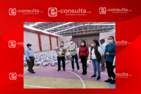 Familias vulnerables de Xiloxoxtla serán beneficiadas con despensas