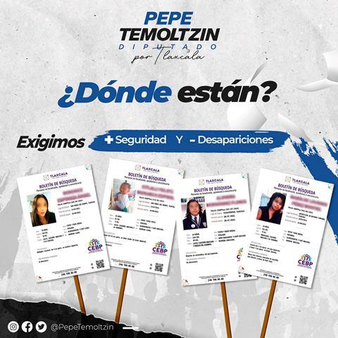Mayor seguridad y menos desapariciones: Pepe Temoltzin