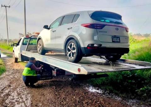 Recupera Policía de Tlaxcala capital automotor con reporte de robo