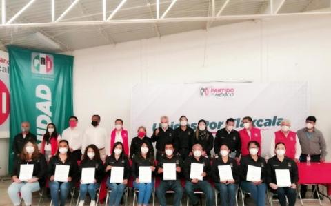 Asumen nuevos liderazgos posiciones en el PRI Tlaxcala