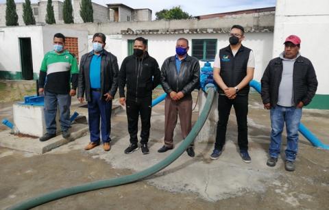 En Quilehtla dejará de escasear el agua potable: Oscar Pérez