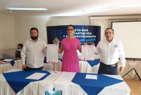 Presenta Viviana Barbosa plan de captación de aguas pluviales