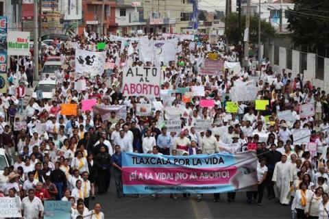 Tlaxcala el que más ofrece causales para el aborto