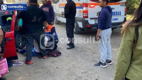 Cuatro personas resultan heridas en accidente registrado en Nativitas