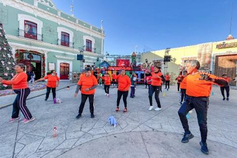En Huamantla autoridades fomentan la activación física de mujeres