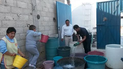 Politizan abasto de Agua Potable en San Antonio Mazapa imagen 2