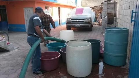 Politizan abasto de Agua Potable en San Antonio Mazapa imagen 1