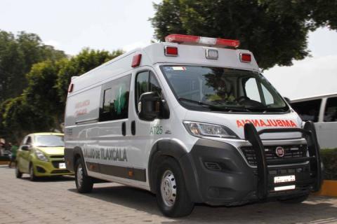 Atiende SESA a lesionados de accidente en Calpulalpan
