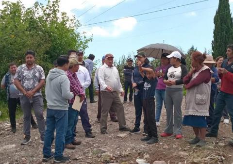 Ana Lucia se reúne con vecinos de San Sebastián Xolalpan y San Cosme
